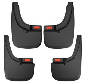 Ford Ranger Mud Guards - Front + Rear - Husky Liners - FormFit Design - Black - `19-`22